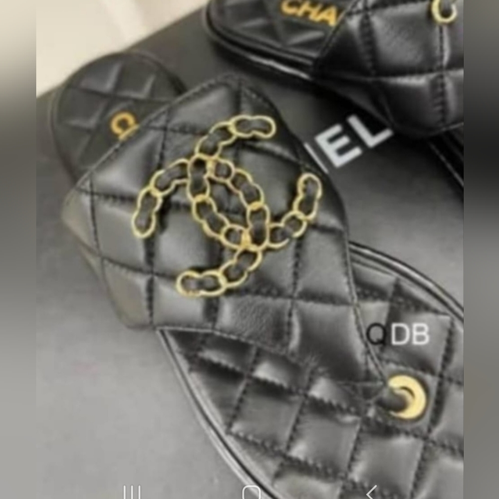 COPY - Msg me. flip flops sandals, not chanel but so alike and nice quality 38,…